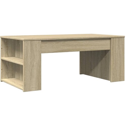 Stolić za kavu boja hrasta 102x55x42 cm konstruirano drvo Smeđa Slike