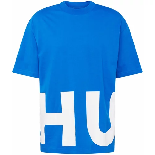 Hugo Blue Majica 'Nannavaro' kraljevo modra / bela