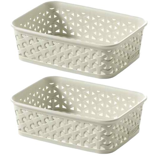 Curver korpa A6, Ratan krem CU 00097-885 - 2 komada Slike