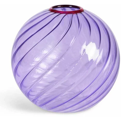 &k amsterdam Dekorativna vaza Spiral Purple