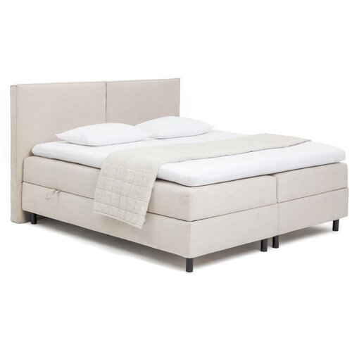 Bonami Selection Bež boxspring postelja s prostorom za shranjevanje 160x200 cm Elva Bold – Cene