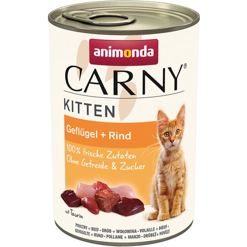 Animonda Ekonomično pakiranje Carny Kitten 24 x 400 g - Perad i govedina Cijene