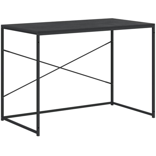  Stol za računalo crni 110 x 60 x 70 cm konstruirano drvo Slike
