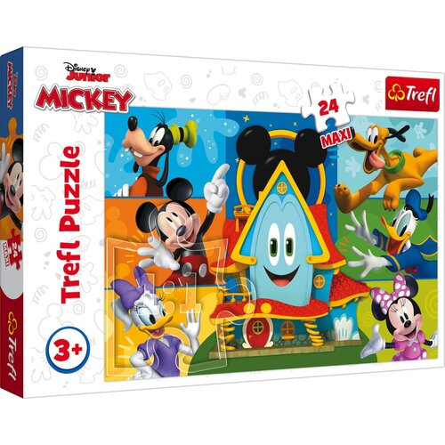 Trefl Maxi Puzzle - Mickey Mouse Funhouse 24 Teile - 1 k. Slike