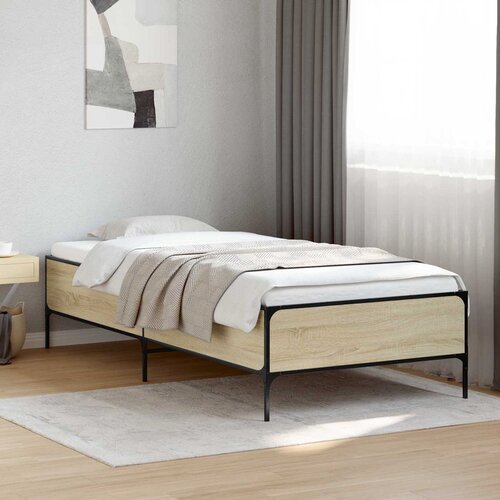  Krevetna konstrukcija Hrast sonoma 80 x 200 cm Cijene