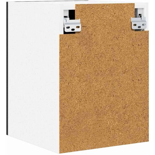 VidaXL viseći ormarić zidne riga beton siva i bijela 30 x 31 x 40 cm Slike