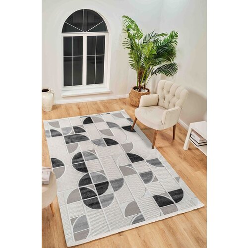 Conceptum Hypnose tepih boyut By047, 120x500 cm, krem-sivi Cene