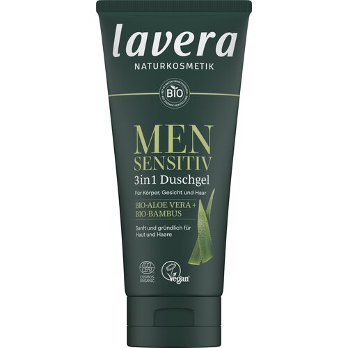 Lavera Men Sensitive 3v1 gel za prhanje - 200 ml Slike