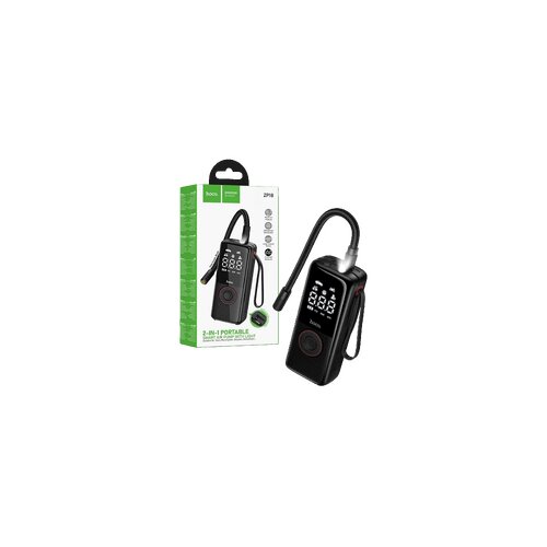hoco memory Auto kompresor, sa svetlom, 3 bar, 4000 mAh - ZP18 Cene