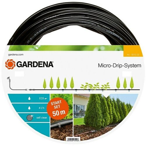 Gardena Micro-Drip Početni komplet za zalijevanje (Prikladno za: Redove biljaka do 50 m, Područje uporabe: Na otvorenom) Cijene