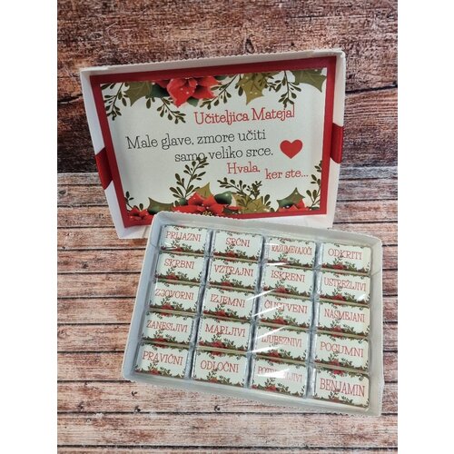  Darilo s čokoladicami UČITELJICA ČOKDAR 36 Cene