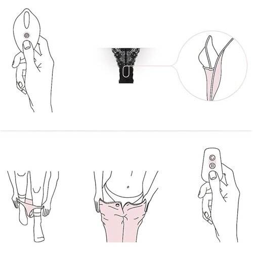 Pantyrebel Vibracijske bokserice BoyShort Slike