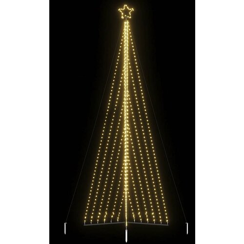 vidaXL Lučke za novoletno jelko 789 LED diod hladno tople bele 476 cm Cene