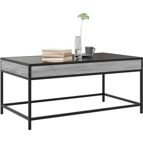  Stolić s beskonačnim LED svjetlima boja hrasta 90x50x41 cm Slike