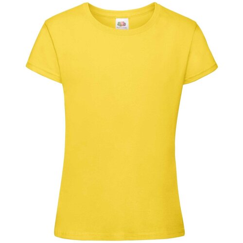 Fruit Of The Loom Girls&amp;#039; T-shirt Sofspun 610150 100% cotton 160g/165g Slike