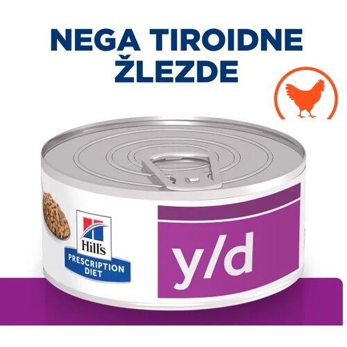 Hill’s prescription diet cat veterinarska dijeta y/d konzerva 156g Cene