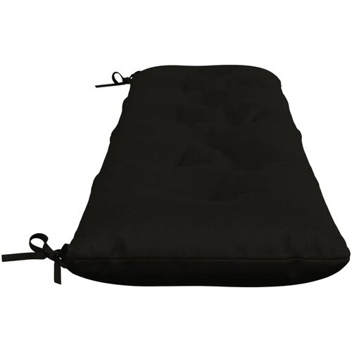  Jastučići za klupe VIANEN 2 kom. 100% poliester Crna - Crna 160 x 40 x 12 cm Slike