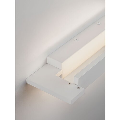 Nova Luce Mat bijela LED zidna lampa aluminijska Livo &amp;ndash; Slike