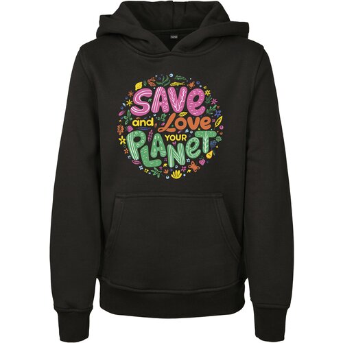MT Kids Kids Save And Love Hoody Black Slike