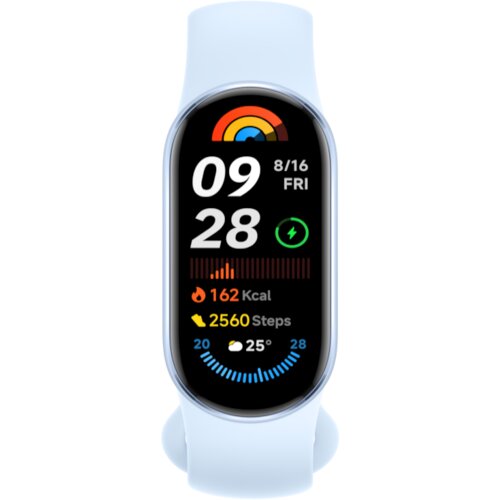 Xiaomi Smart Band 9, plava 1.62" displej, 60Hz, 3-axis accelerometer Cijene