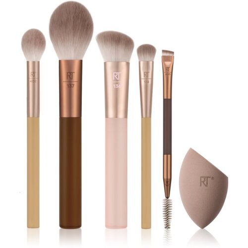 Real Techniques New Nudes Soft-Focus Face Set set čopičev Slike