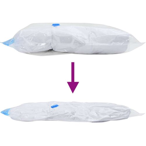 VidaXL vreća za vakuumsko putovanje Prozirna Plastika 60 x 40 cm Slike