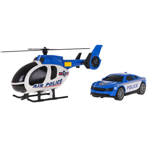  Helicopter + Police Car Set Slike
