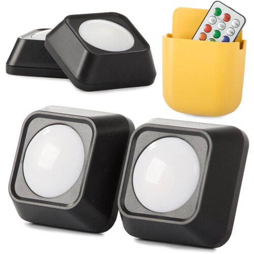  Set dveh samolepilnih brezžičnih LED RGB svetilk + daljinec Cene