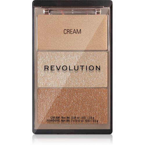 Revolution Highlight Icon Palette paleta osvetljevalcev odtenek Rose Glow 1 kos Slike