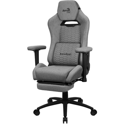 Aero Cool ROYALASHGR Premium Ergonomic Gaming Chair Legrest Aeroweave Technology Grey Slike