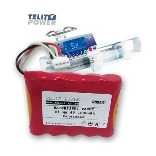  TelitPower baterija NiMH 6V 1600mAh za Agilia Fresenius Kabi Infuzionu pumpu RC1800AA05AA ( P-0268 ) Cene