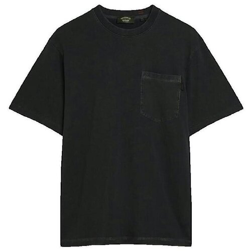 Superdry Majice s kratkimi rokavi T-shirt Contrast Stitch Pocket Črna Cene