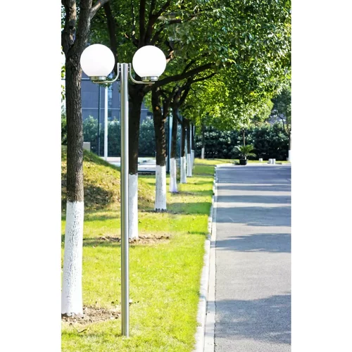  Vanjska stajaća svjetiljka 2 lampe 220 cm