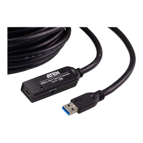 Aten UE331C-AT-G USB kabel 10 m USB 3.2 Gen 1 (3.1 Gen 1) USB A USB C Crno Slike