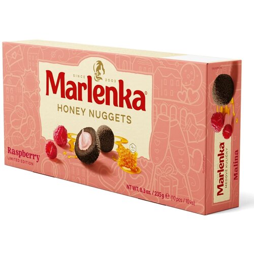 Marlenka Medene kuglice malina 235g Slike