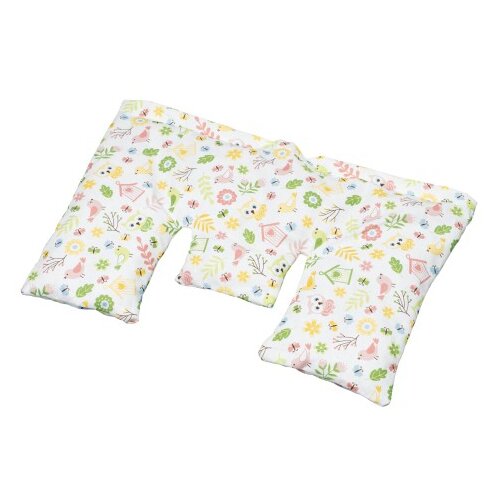 ACUTOP Vzglavnik za vrat s češnjevimi koščicami, barvit vzorec sove, 40 x 25 cm Cene