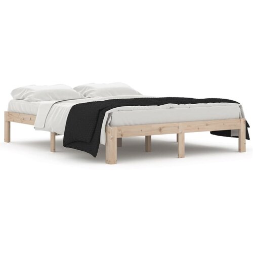  Okvir za krevet od masivne borovine 140 x 190 cm Slike
