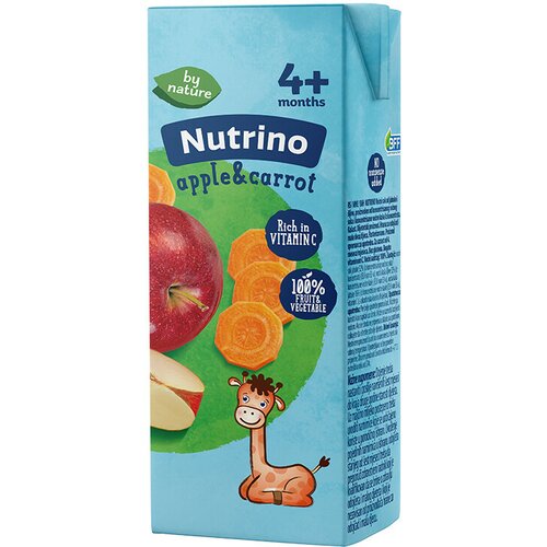 Nutrino sokić jabuka i šargarepa, 200 ml Cene
