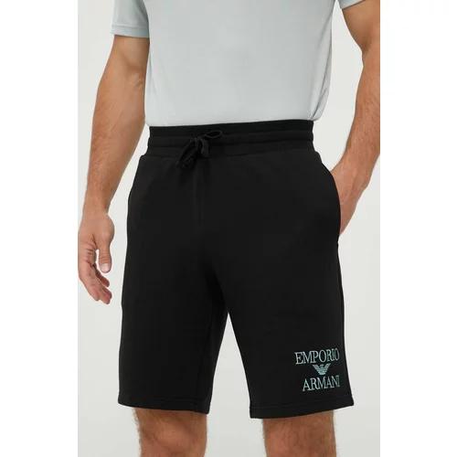 Emporio Armani Underwear Kratke hlače lounge črna barva