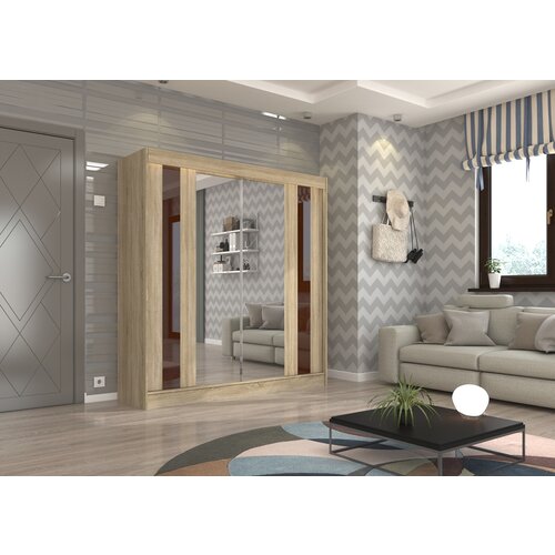 ADRK ORMAR KEITA 200 CM (VI�E BOJA)- sonoma/smedja Cijene