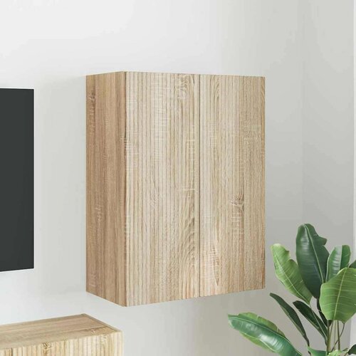 TV stenska omara Sonoma hrast 59,5 x 31 x 80 cm Konstruiran les, (5000112730) Cene