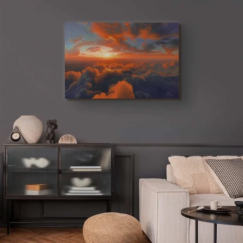  Slika - When Dawn Tickles the Clouds: A Spectacle of Colors on the Morning Sky 60x40 Cene