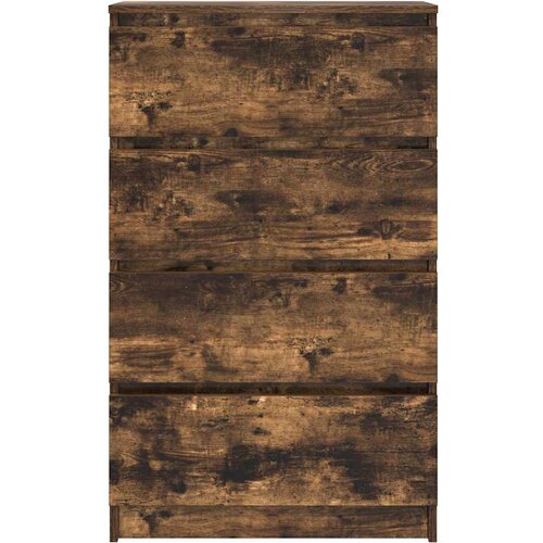  Komoda boja dimljenog hrasta 60x35x98,5 cm konstruirano drvo Slike
