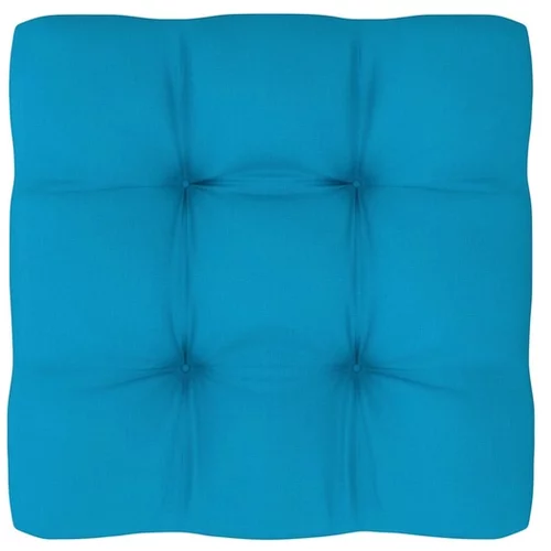  Blazina za kavč iz palet modra 70x70x10 cm
