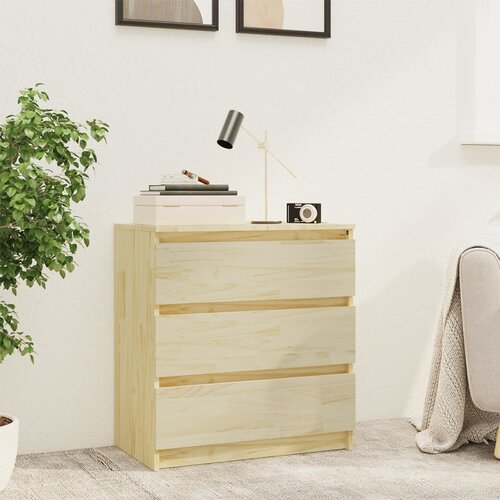 The Living Store Nočna omarica 60x36x64 cm trdna borovina - Nočna Omarica, (21432746) Cene