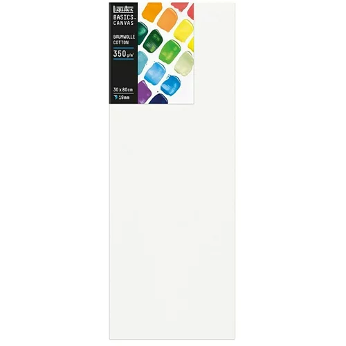 LIQUITEX Basics Slikarsko platno sa drvenim okvirom Canvas (80 x 30 x 1,9 cm, Pamuk, Trostruko grundirano)