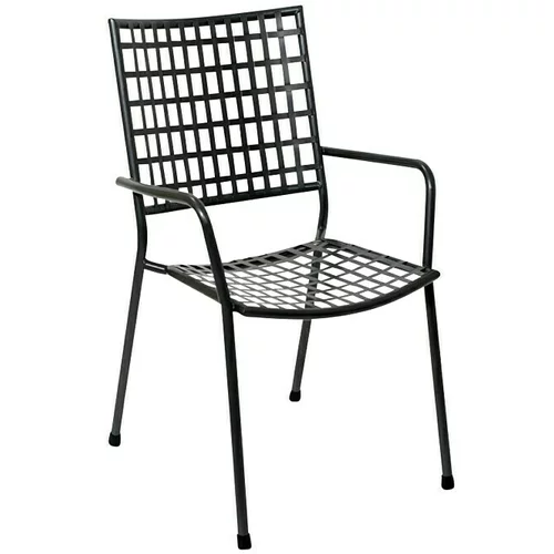  stolica F9 (D x Š x V: 63 x 55 x 88 cm, Antracit, Mogu se slagati jedni na druge)