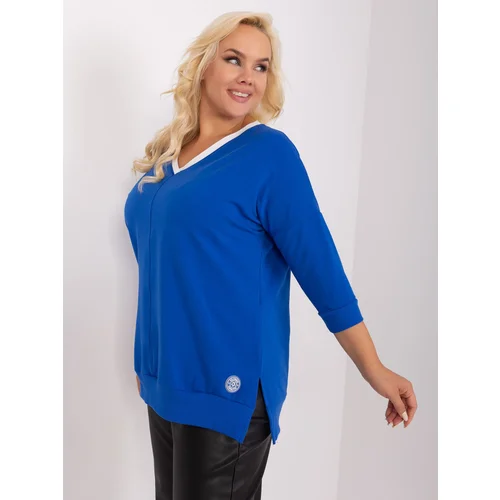 RELEVANCE Blouse-RV-BZ-9109.77P-Cobalt