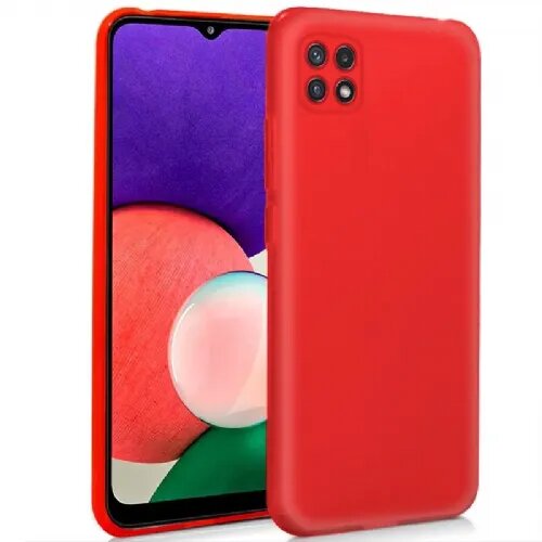 Onasi liquid silikonski ovitek za Samsung Galaxy A22 A226 5G - rdeč Cene