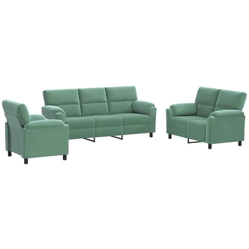  Set sofe 3 pcs Morska zelena Bar&amp;scaron;un Slike